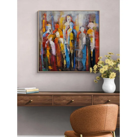 Modernite Yüzleri Yağlı Boya Tablosu