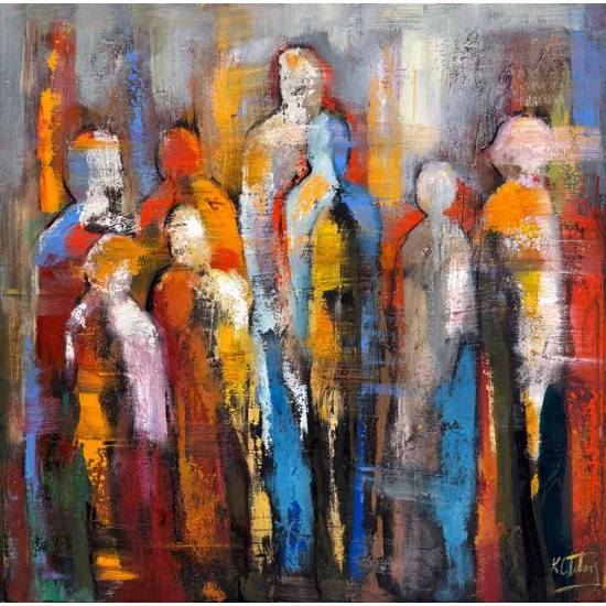 Modernite Yüzleri Yağlı Boya Tablosu