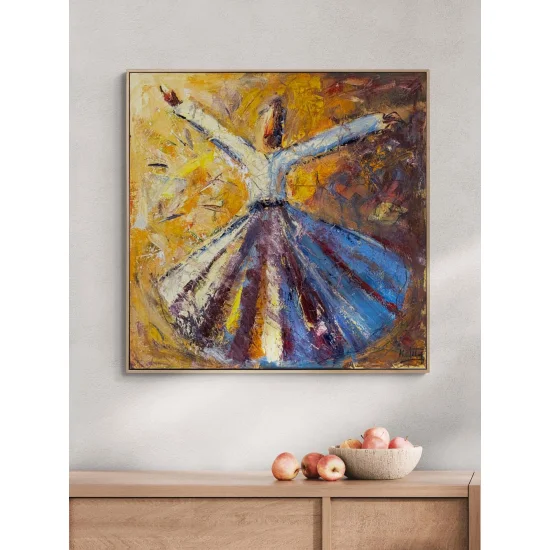 Sessiz İlahi Vakti Yağlı Boya Tablosu