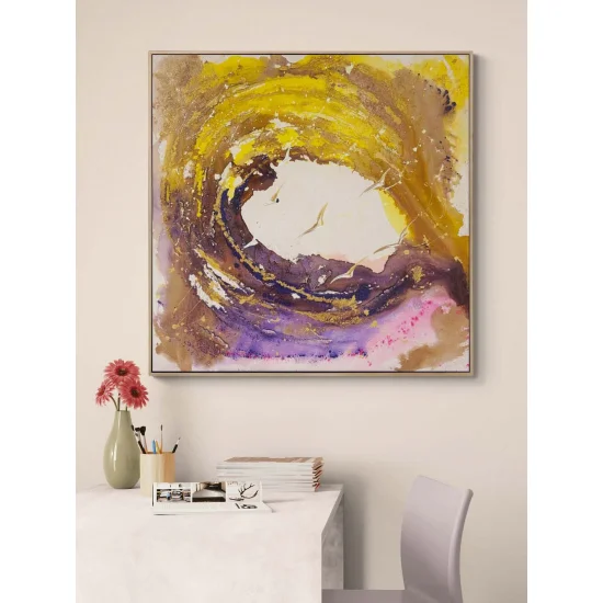 Hareketin Armonisi Yağlı Boya Tablosu