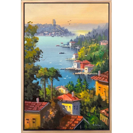 Eski İstanbul’un Rüyası Yağlı Boya Tablosu