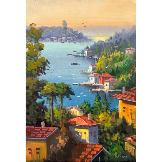 Eski İstanbul’un Rüyası Yağlı Boya Tablosu