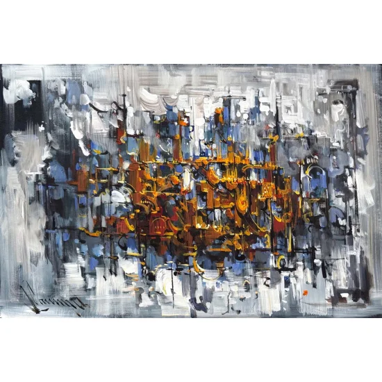 Temple of Silence Oil Painting