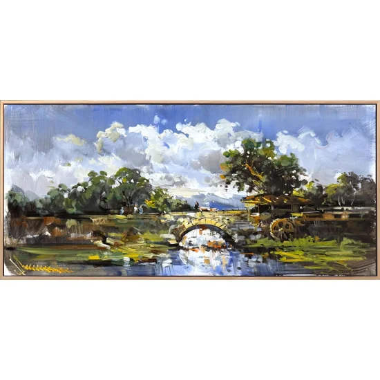 A Day Within the Green Oil Painting