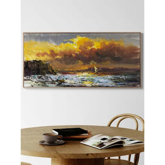 Rüzgârın Dinlendiği Yer Yağlı Boya Tablosu