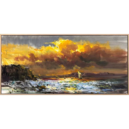 Rüzgârın Dinlendiği Yer Yağlı Boya Tablosu