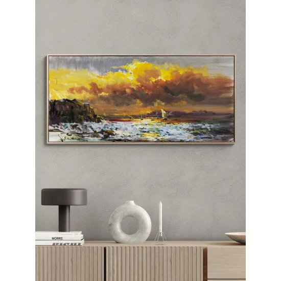 Rüzgârın Dinlendiği Yer Yağlı Boya Tablosu