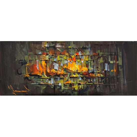 Duvarların Hafızası Yağlı Boya Tablosu