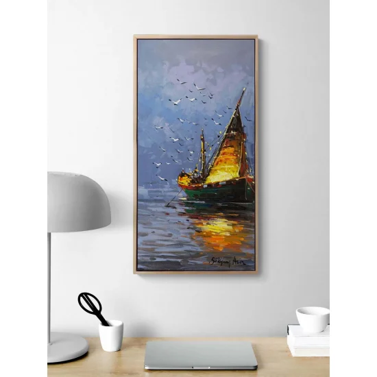 Gecenin Sükuneti Yağlı Boya Tablosu