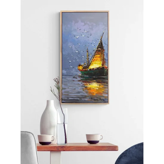 Gecenin Sükuneti Yağlı Boya Tablosu