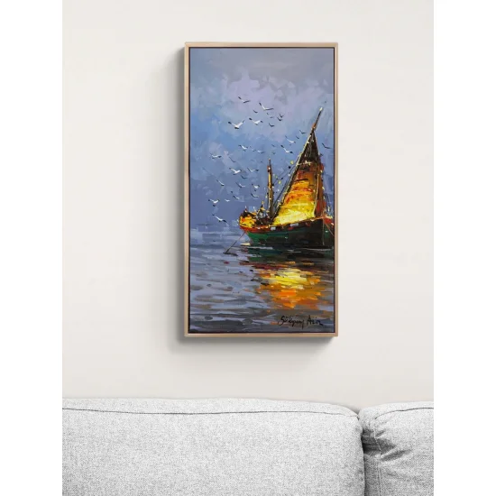 Gecenin Sükuneti Yağlı Boya Tablosu