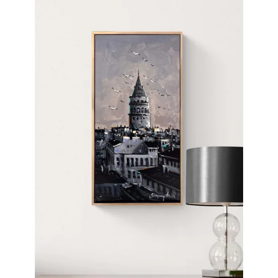 Galatada Sakin Perspektir Yağlı Boya Tablosu