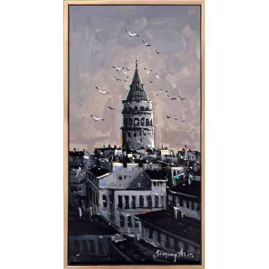 Galatada Sakin Perspektir Yağlı Boya Tablosu