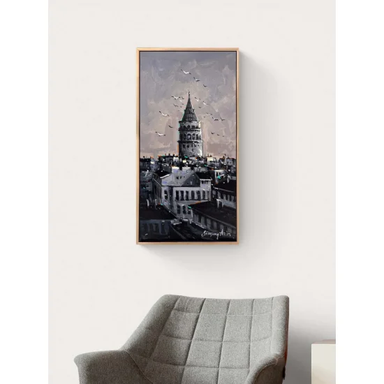 Galatada Sakin Perspektir Yağlı Boya Tablosu