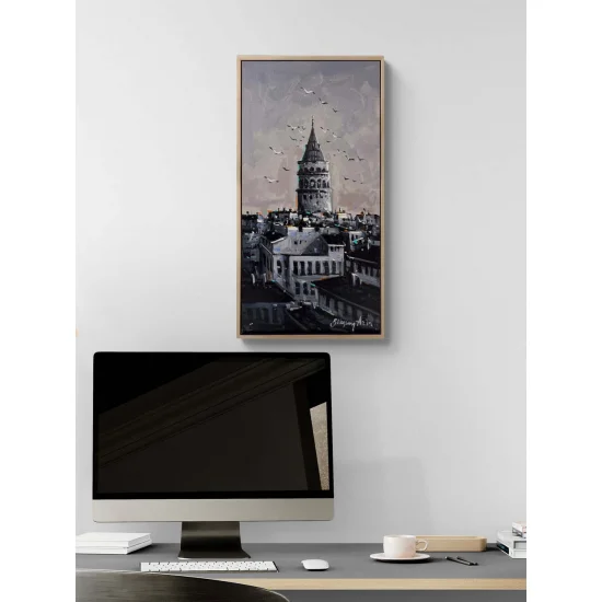 Galatada Sakin Perspektir Yağlı Boya Tablosu