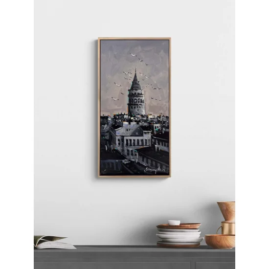 Galatada Sakin Perspektir Yağlı Boya Tablosu