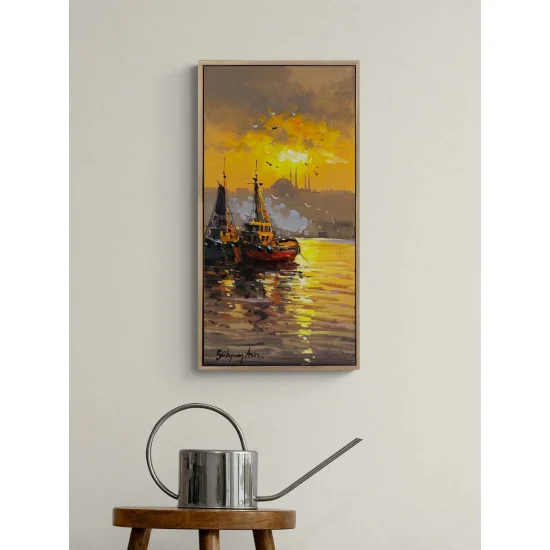 Boğazda Hatıralar Yağlı Boya Tablosu