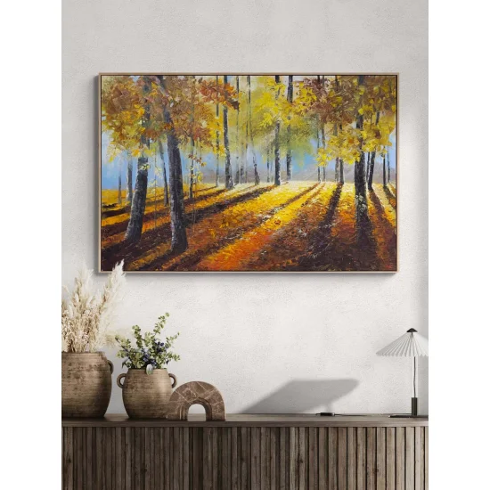 Doğanın Altın Hâli Yağlı Boya Tablosu