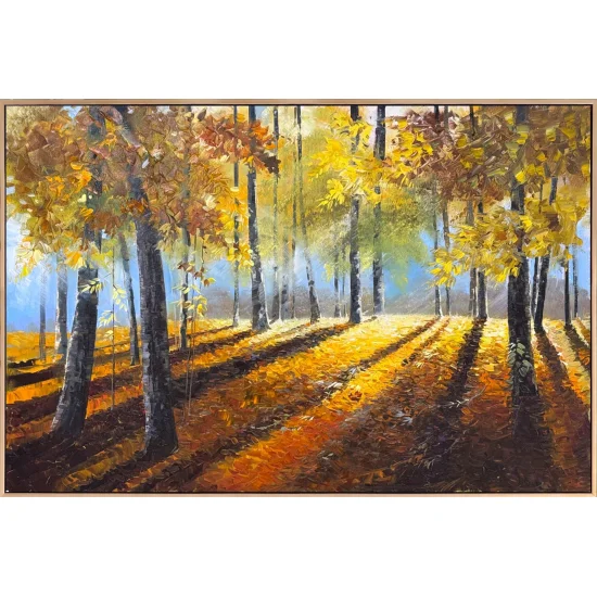 Doğanın Altın Hâli Yağlı Boya Tablosu
