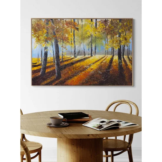 Doğanın Altın Hâli Yağlı Boya Tablosu