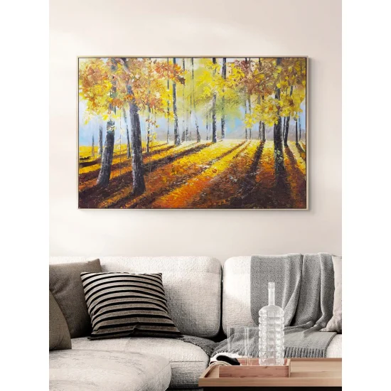 Doğanın Altın Hâli Yağlı Boya Tablosu