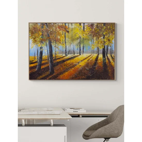 Doğanın Altın Hâli Yağlı Boya Tablosu