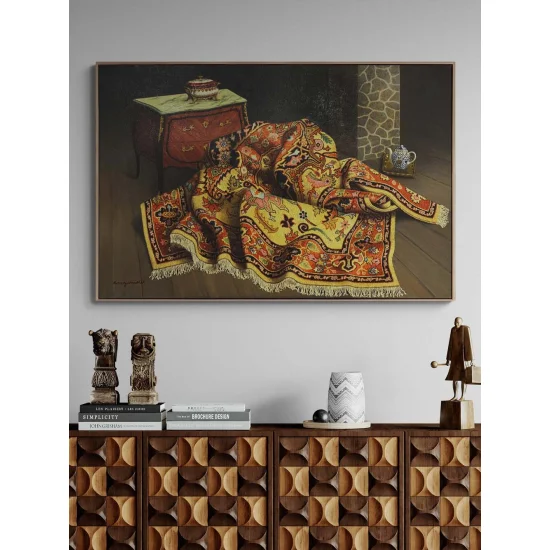 Kadim Desenler Yağlı Boya Tablosu