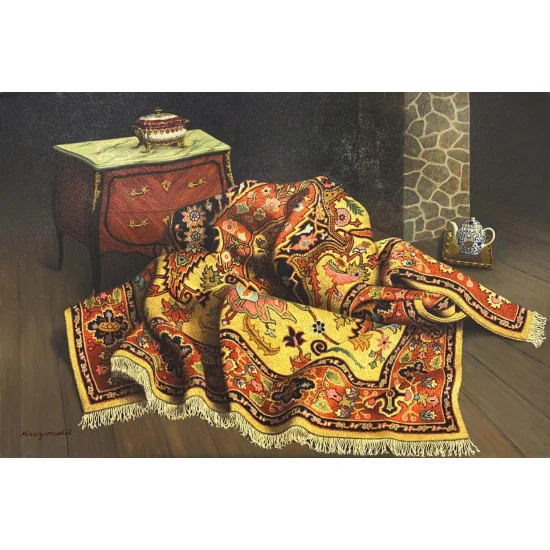 Kadim Desenler Yağlı Boya Tablosu