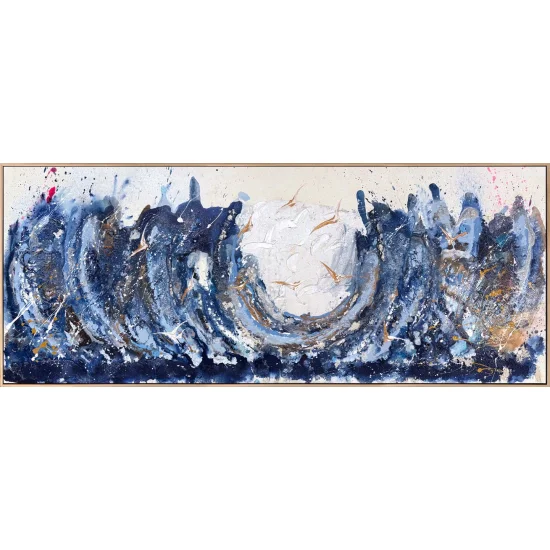 Formda Kuş Yağlı Boya Tablosu