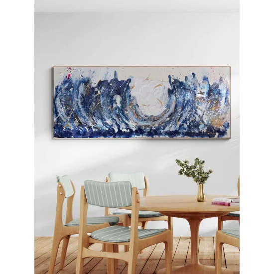 Formda Kuş Yağlı Boya Tablosu