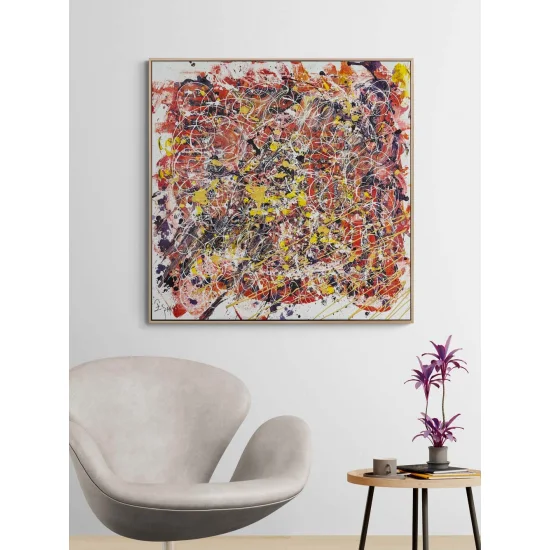 Hafifleyen Zaman Yağlı Boya Tablosu