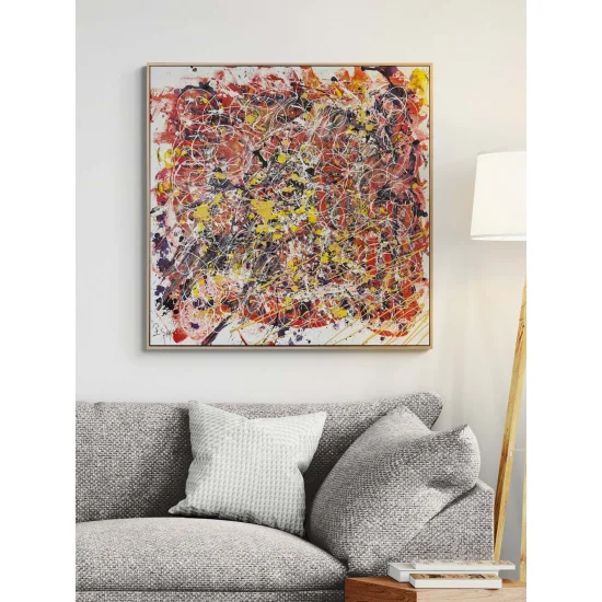 Hafifleyen Zaman Yağlı Boya Tablosu