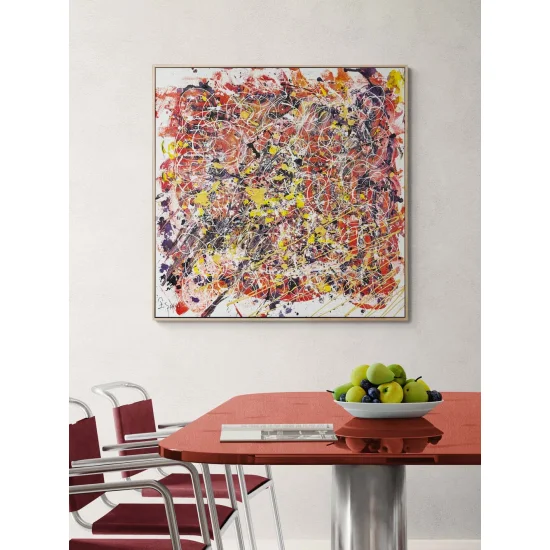 Hafifleyen Zaman Yağlı Boya Tablosu