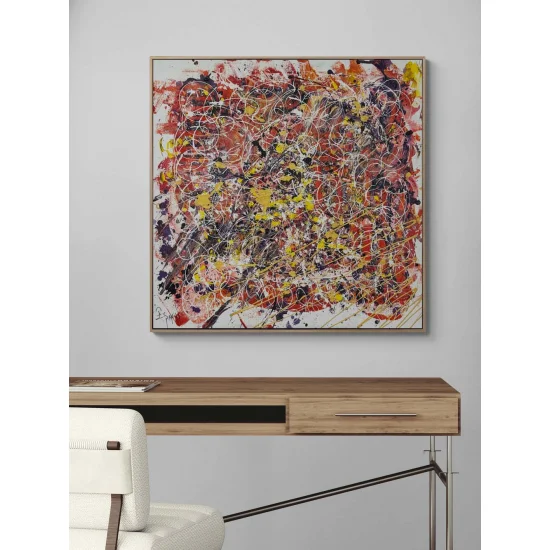 Hafifleyen Zaman Yağlı Boya Tablosu