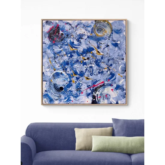 Abstract Freedom Oil Painting