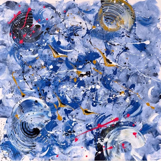 Abstract Freedom Oil Painting