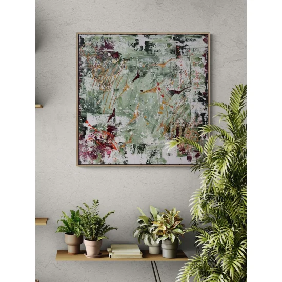 Birds in Line Oil Painting