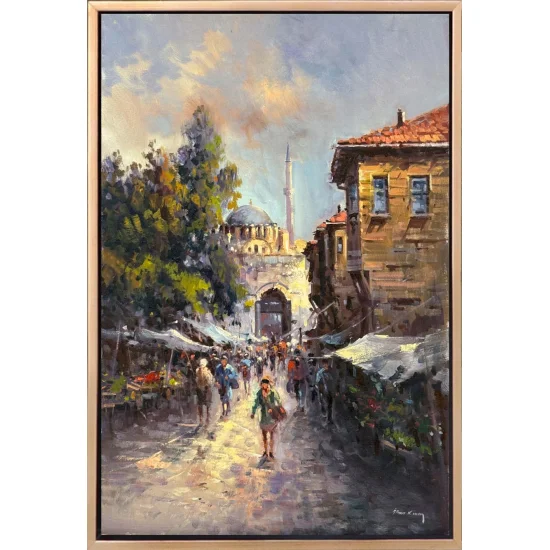 Istanbul in Times Past Oil Painting