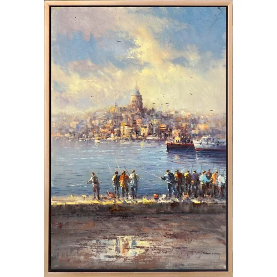 From the Bosphorus to Galata Oil Painting