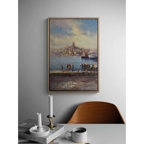 From the Bosphorus to Galata Oil Painting