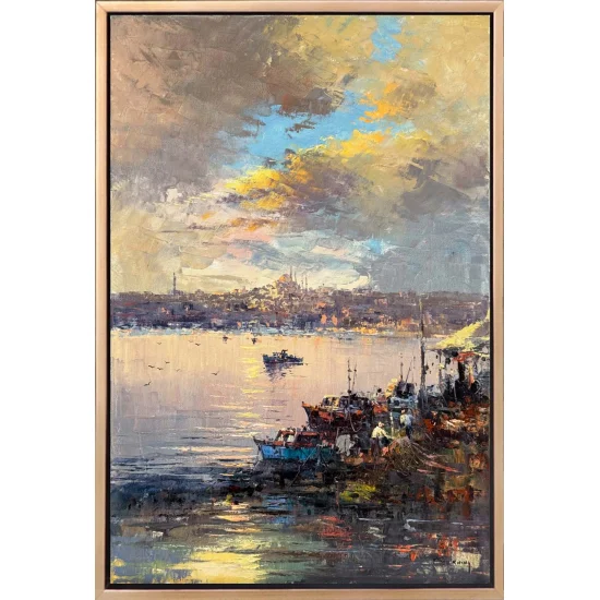 The Bosphorus in Silence Oil Painting