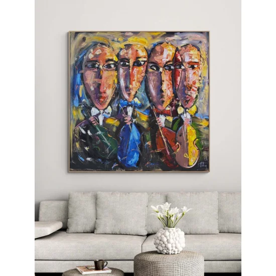 İçsel Konçerto Yağlı Boya Tablosu