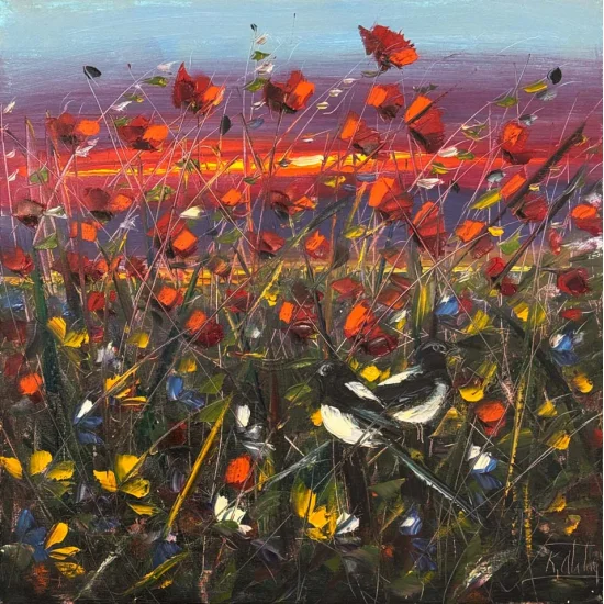 Before Evening in the Countryside Oil Painting