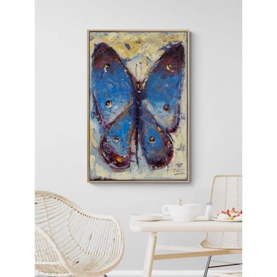 Kelebekli Rüyalar Yağlı Boya Tablosu