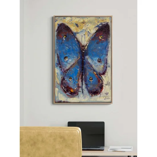 Kelebekli Rüyalar Yağlı Boya Tablosu