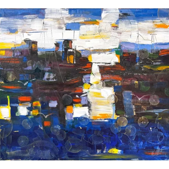 Hatıra Bulutu Yağlı Boya Tablosu