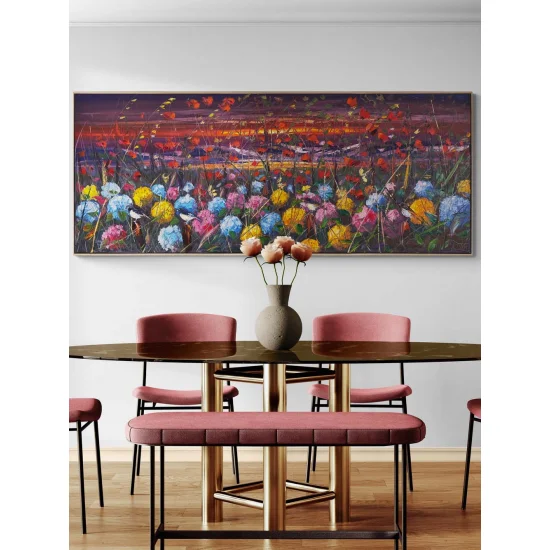 Flowers Gazing at the Sky Oil Painting