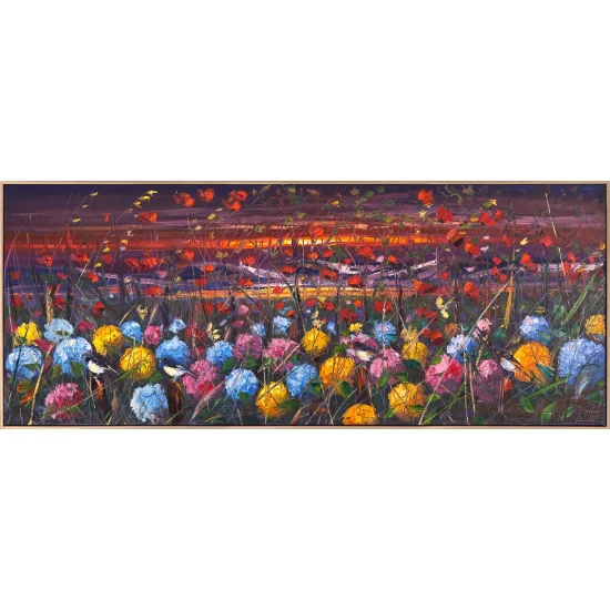 Flowers Gazing at the Sky Oil Painting