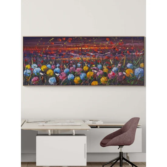 Flowers Gazing at the Sky Oil Painting