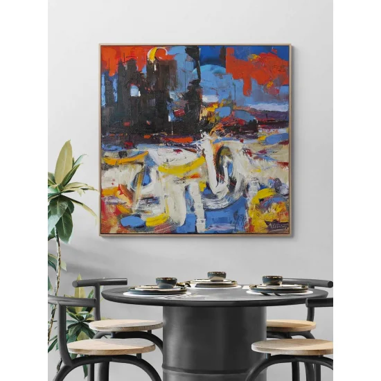 Waiting Colors Oil Painting